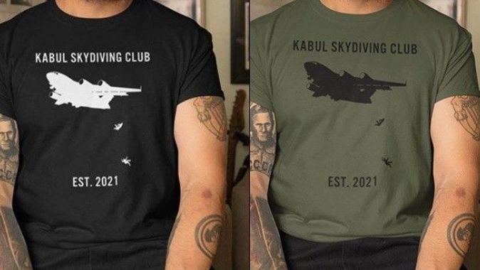 Skandal satış: Uçaktan düşenlerin tişörtünü yaptılar