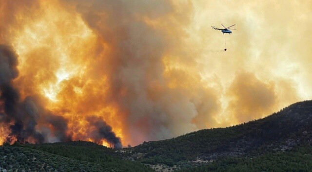 Orman yangınları ile mücadele eden Antalya’ya yağmur müjdesi