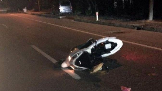 Otomobil motosiklete çarptı: 1 ölü