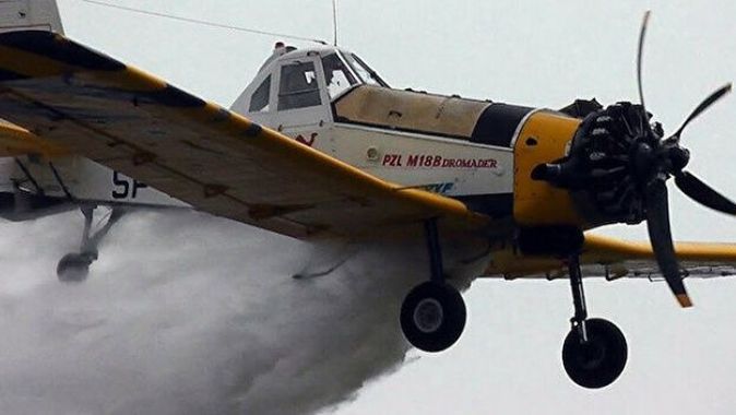 Yunanistan&#039;da yangın söndürme çalışmalarına katılan bir uçak düştü