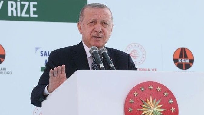 Cumhurbaşkanı Erdoğan &#039;Salarha Tüneli&#039;ni hizmete açtı
