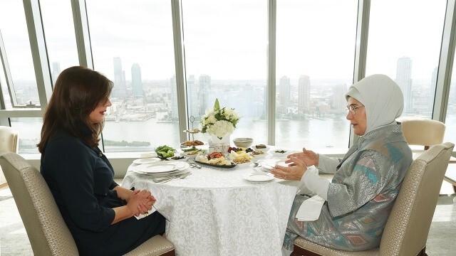 Emine Erdoğan, Hırvatistan First Lady&#039;si ile görüştü