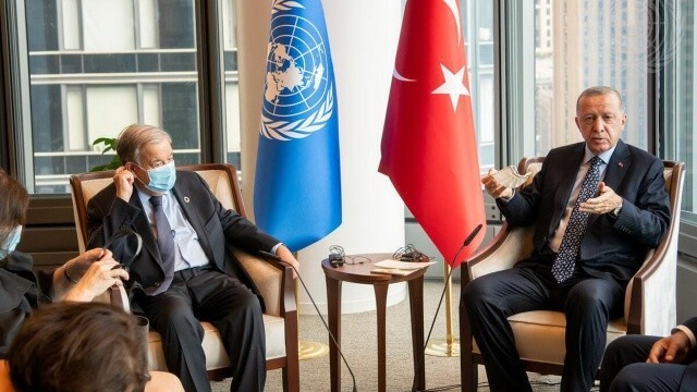 Erdoğan-Guterres görüşmesinde ele alınan konular belli oldu