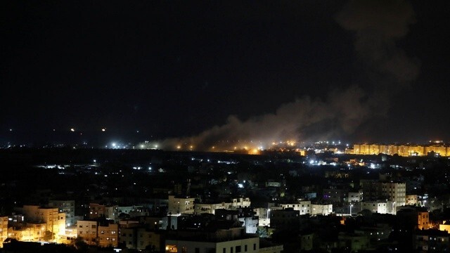 İşgalci İsrail uçakları yine saldırdı