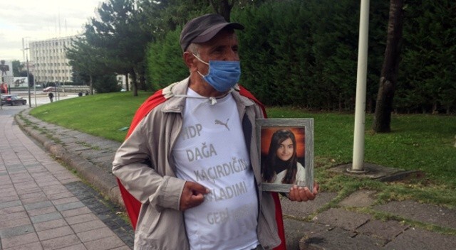 Kızı PKK tarafından dağa kaçırılan baba İzmir&#039;den Ankara&#039;ya yürüdü