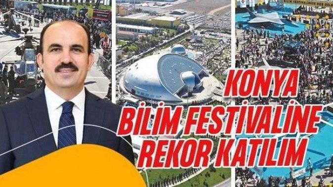 8. Konya Bilim Festivali&#039;ne 250.000 ziyaretçi