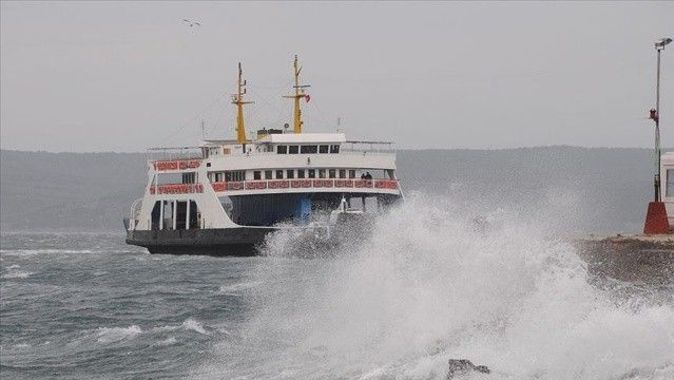 Gökçeada-Kabatepe feribot seferleri iptal edildi!
