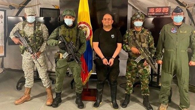 Kolombiya’nın en çok aranan uyuşturucu kaçakçısı &quot;Otoniel&quot; yakalandı