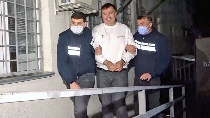 Tutuklanan eski Gürcistan Cumhurbaşkanı Saakaşvili açlık grevine başladı