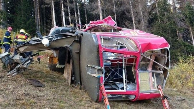Çekya’da teleferik kabini yere düştü: 1 ölü
