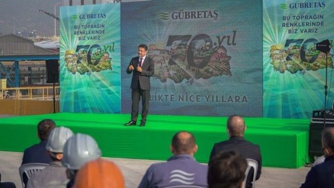 GÜBRETAŞ, 70&#039;inci kuruluş yıl dönümünü kutladı
