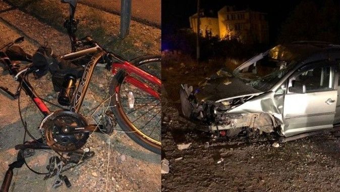 İki arkadaşın bisikletli yolculuğu ölümle sonuçlandı
