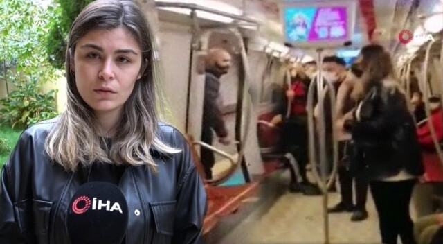 Metroda saldırıya uğrayan kadın yaşadığı dehşeti anlattı
