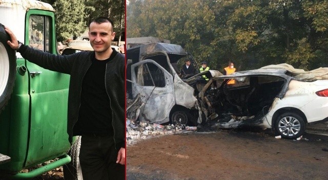 Muğla’da korkunç kaza: Uzman çavuş yanarak aracında can verdi