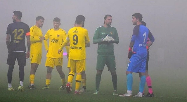 Sis nedeniyle ertelenen İstanbulspor-Menemenspor maçı yarın oynanacak
