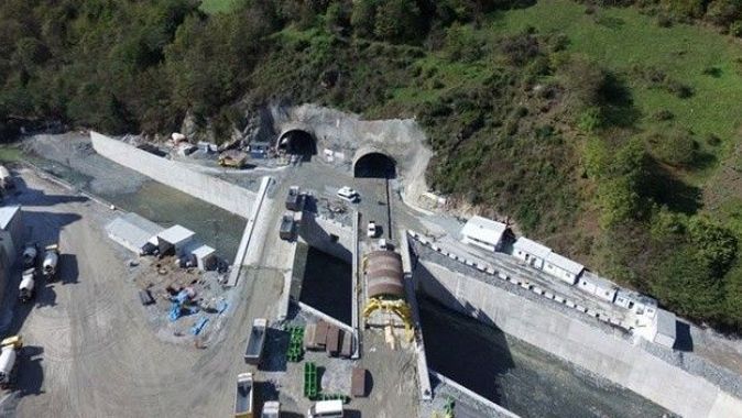 Yeni Zigana Tüneli inşaatında sona yaklaşıldı: Işığı görmeye son 350 metre