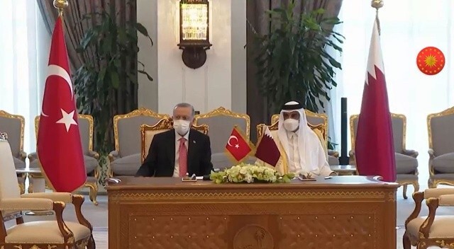 Cumhurbaşkanı Erdoğan Katar&#039;da: Türkiye ile Katar arasında 15 anlaşma imzalandı