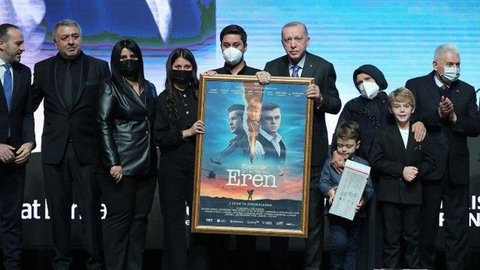 Cumhurbaşkanı Erdoğan &quot;Kesişme; İyi ki Varsın Eren&quot; filmini seyretti
