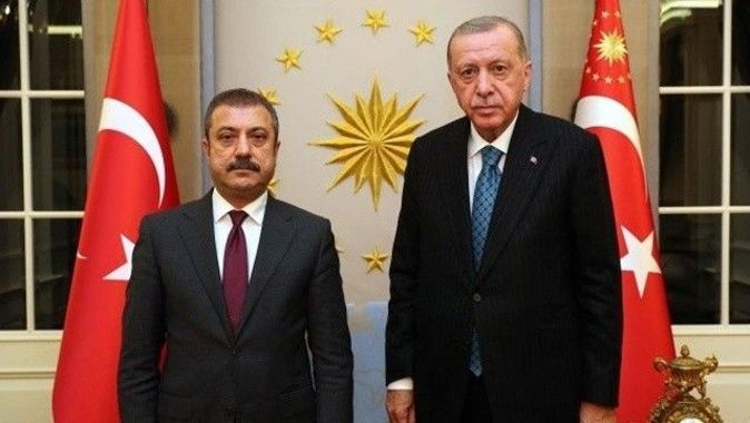 Erdoğan, Kavcıoğlu ve  banka müdürleriyle görüştü: Faiz kararı öncesi kritik toplantı