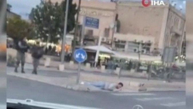 İsrail güçleri Filistinliyi sokak ortasında öldürdü