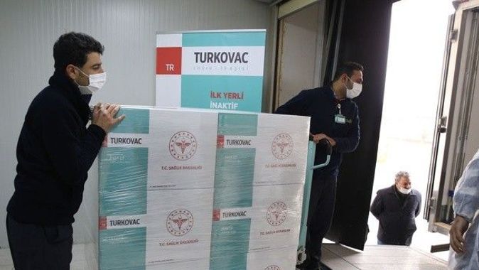 Türkiye’nin yerli korona virüs aşısı Türkovac’ın ilk sevkiyatı yapıldı
