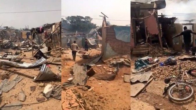 Gana’da patlayıcı madde yüklü kamyon kaza yaptı: Çok sayıda ölü ve yaralı var