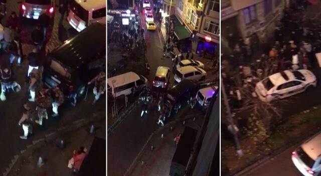 Kadıköy&#039;de hareketli gece: Kocasını bıçakladı, kızını rehin aldı
