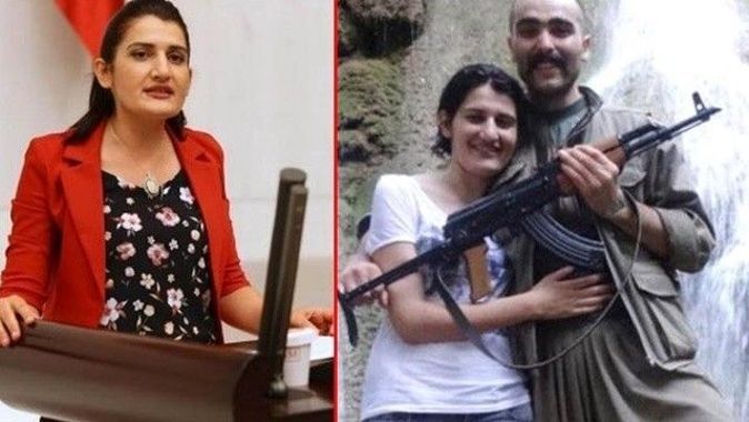 PKK&#039;lı teröristle fotoğrafı çıkan HDP Milletvekili Semra Güzel hakkında fezleke