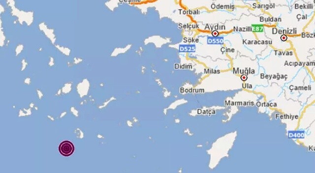 Ege Denizi&#039;nde 4,2 büyüklüğünde deprem