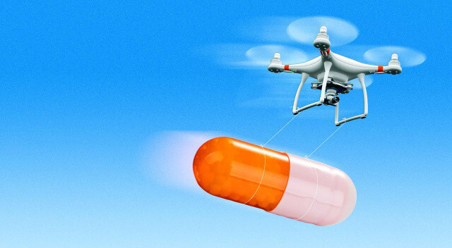 ABD&#039;de drone ile ilaç sevkiyatı