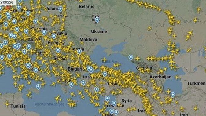Rusya 4 ülkenin uçaklarına hava sahasını kapattı