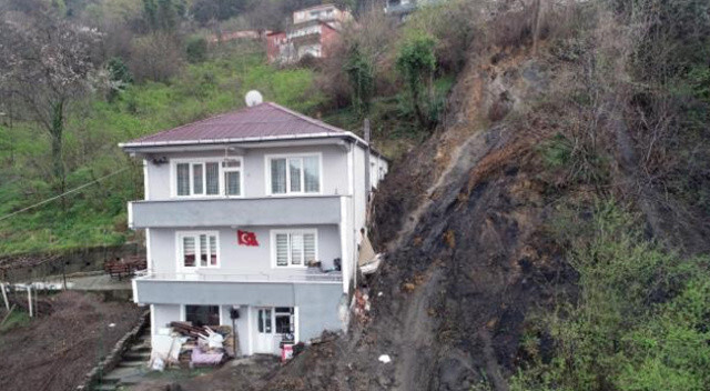 Zonguldak&#039;ta heyelan tehlikesi: 38 ev boşaltıldı