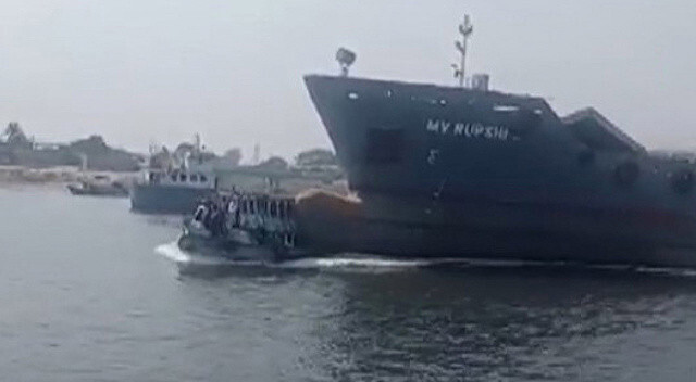 Bangladeş’te yük gemisi tekneye çarptı: 5 ölü