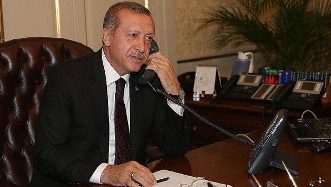 Cumhurbaşkanı Erdoğan&#039;dan telefon diplomasisi