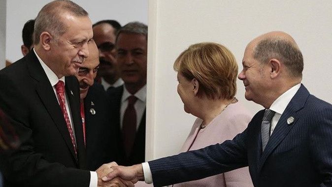 Erdoğan bugün Almanya Başbakanı Scholz&#039;u ağırlayacak
