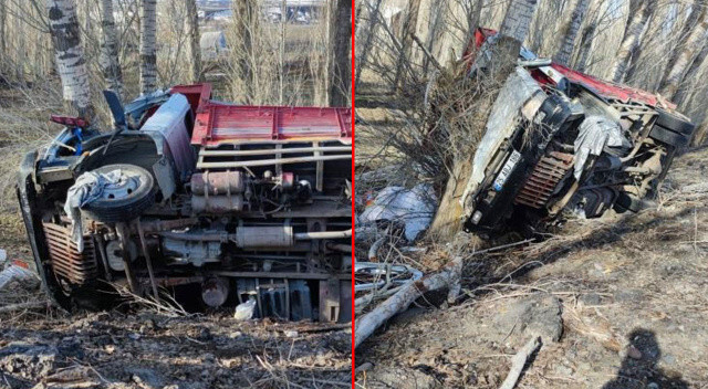 Ağrı’da şarampole devrilen kamyondaki 5 kişi hayatını kaybetti