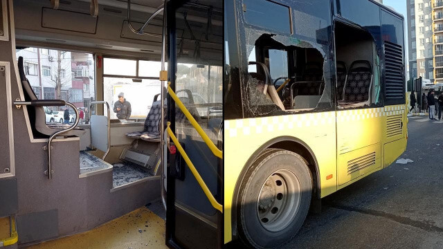 Beyoğlu&#039;nda İETT otobüsü 4 araca çarptı: Yaralılar var