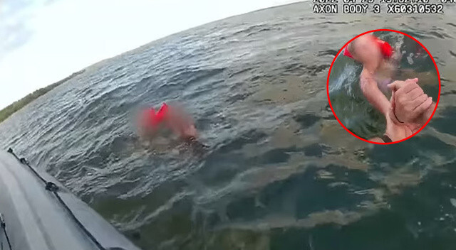 Denize düzen iki kişi bir yelekle kurtuldu