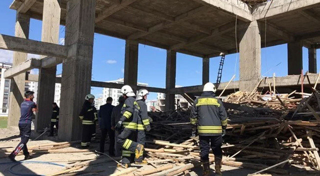 Diyarbakır&#039;da cami inşaatında çökme: 1’i ağır 6 yaralı