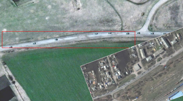 Rus ordusu Harkov&#039;a doğru ilerliyor! 13 kilometrelik konvoy uydudan görüntülendi