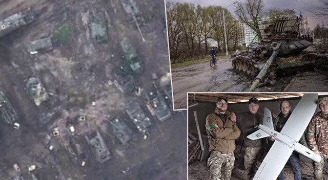 Rusya’da tank mezarlığı! İnsansız araçlar tespit etti