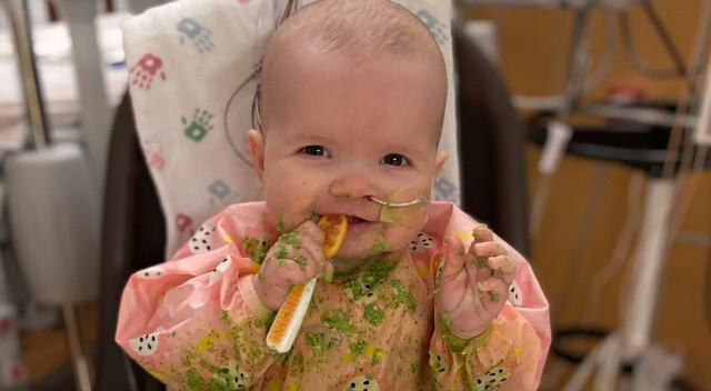Sağlığına kavuşmak için 200 gün bekledi: 8 aylık bebeğe hayat kurtaran kalp nakli