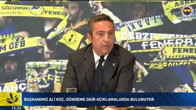 Ali Koç&#039;tan sert açıklamalar! Fenerbahçe - Trabzonspor kavgası bitmiyor