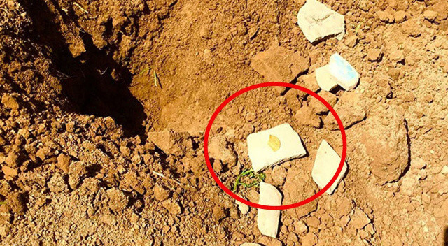 Bahçesini sularken yerde buldu! Özbekistan’da Selçuklulara ait ‘Allah’ yazılı altın sikke bulundu