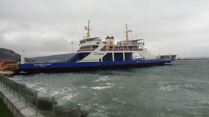 Çanakkale’de feribot seferleri iptal edildi