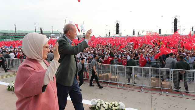 Cumhurbaşkanı Erdoğan resmi rakamı açıkladı: 560 bin kişi katıldı