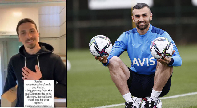 Ibrahimovic&#039;ten esprili video mesaj... &quot;Serdar Dursun, unutma sadece bir Zlatan var&quot;