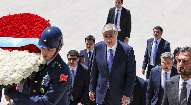 Kazakistan Cumhurbaşkanı Ankara&#039;da