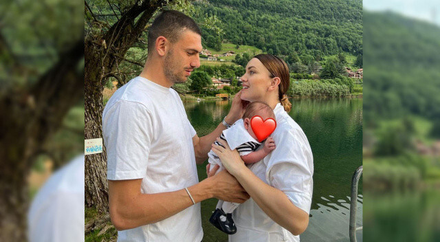 Merih Demiral &amp; Heidi Lushtaku çiftinden bebekli paylaşım