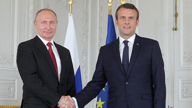 Putin ve Macron&#039;dan kritik görüşme